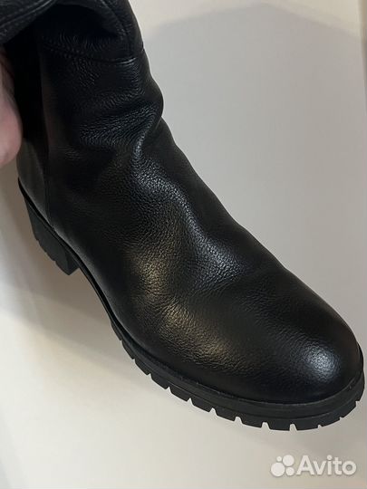 Зимние женские сапоги 38-39 натуральная кожа