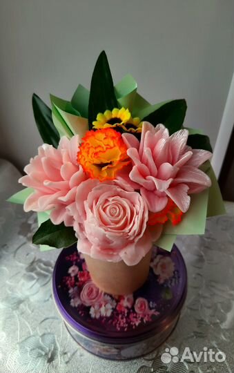 Букет из мыла