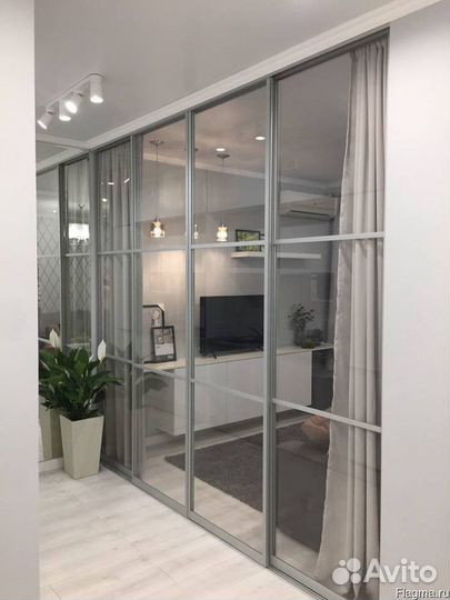 Межкомнатная перегородка купе