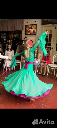 Платье для бальных танцев стандарт ю1