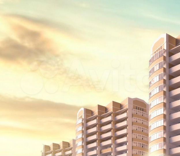 1-к. квартира, 50,3 м², 7/17 эт.