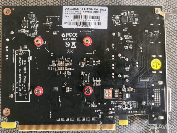 Biostar AMD Radeon RX 550 Gaming, 4Gb