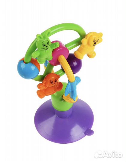 Погремушка на присоске / Развивающие игрушки