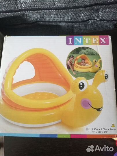 Бассейн детский intex улитка