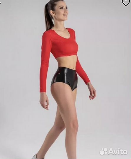 Шорты из эко кожи