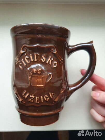Пивная кружка (набор из 4шт) +кувшин СССР Литва