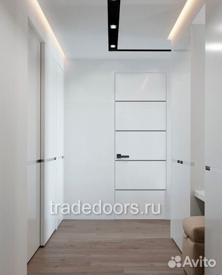 Скрытые межкомнатные двери invisible