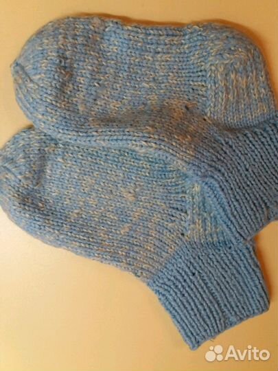 Носки шерстяные, следочки детские