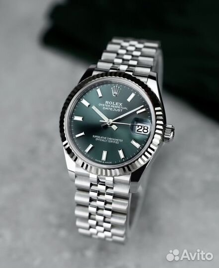 Часы Rolex datejust green оригинал noob