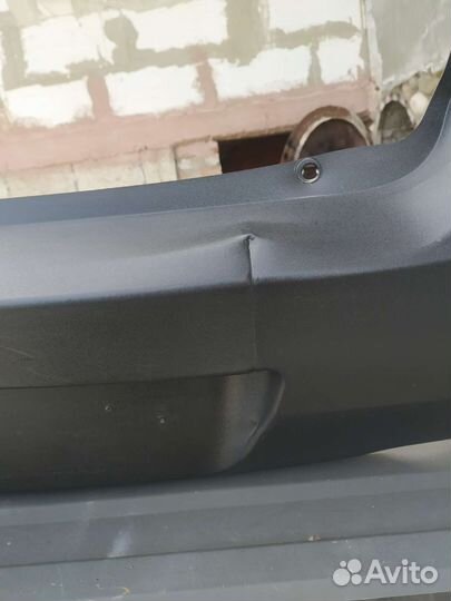 Задний бампер лада гранта фактурная (шагрень)