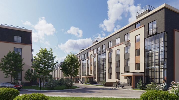 2-к. квартира, 63,9 м², 4/4 эт.