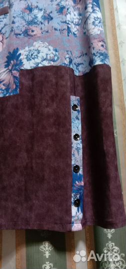 Летнее тонкое платье 52-54 размер