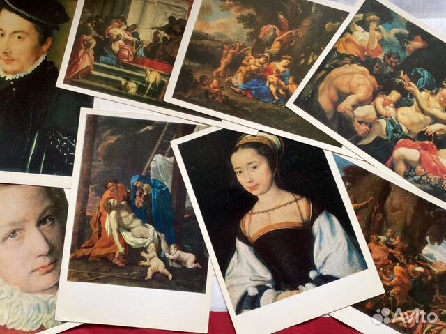 Открытки Французская живопись 15-17 вв. Эрми