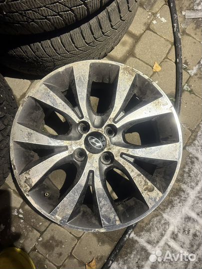 Литые диски r16 на Солярис