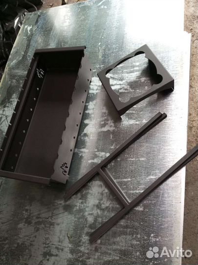 Мангал разборный 2 мм с подказанником