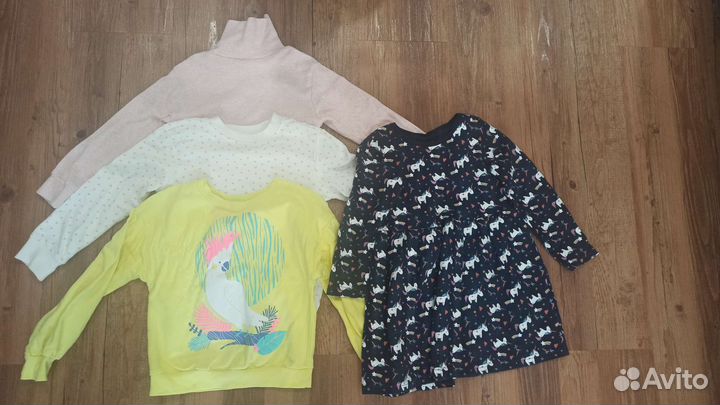 Вещи пакетом на девочку 110-116