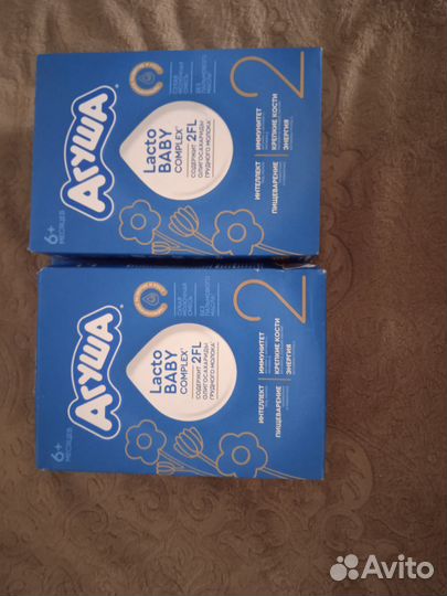 Продам смесь агуша 2