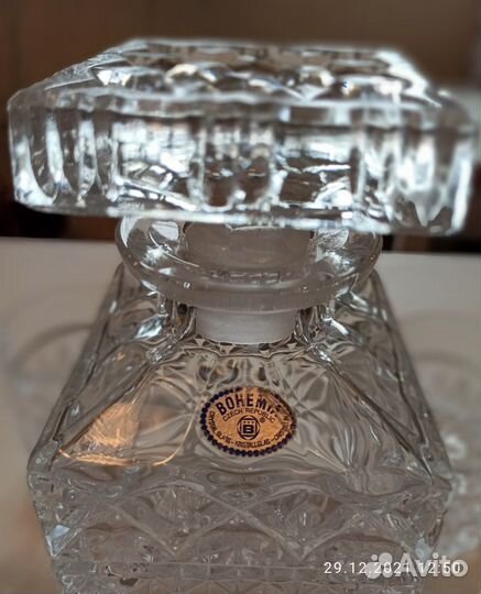 Штоф хрустальный со стаканами