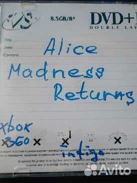 Игра на xbox 360 Алиса в стране чудес