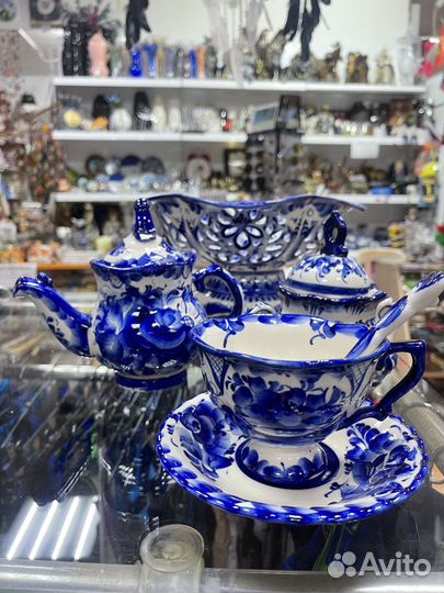 Посуда гжель