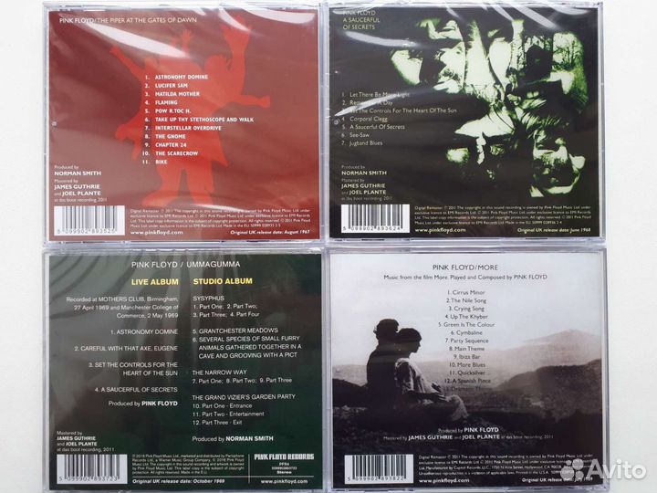 CD диски Pink Floyd