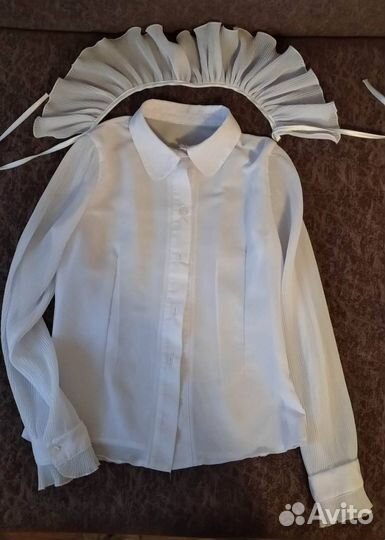 Блузки белые 4шт