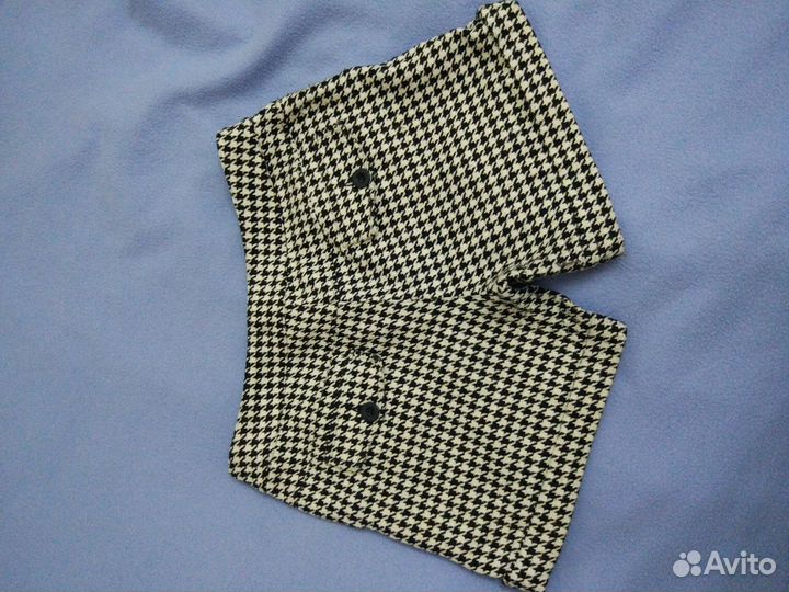 Шорты из шерстяной ткани