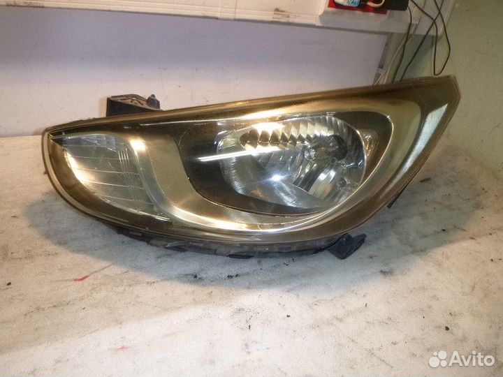 Фара левая hyundai solaris solaris 2010