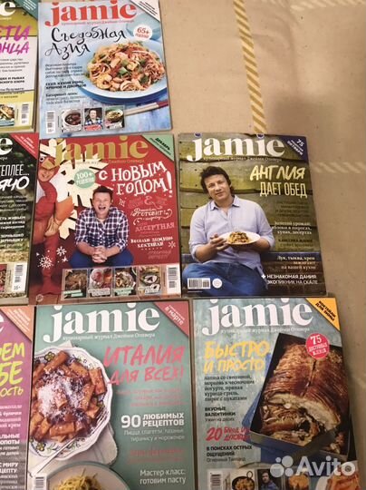 Кулинарные журналы Джейми Оливера 14 шт