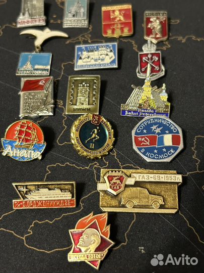 Значки СССР коллекция