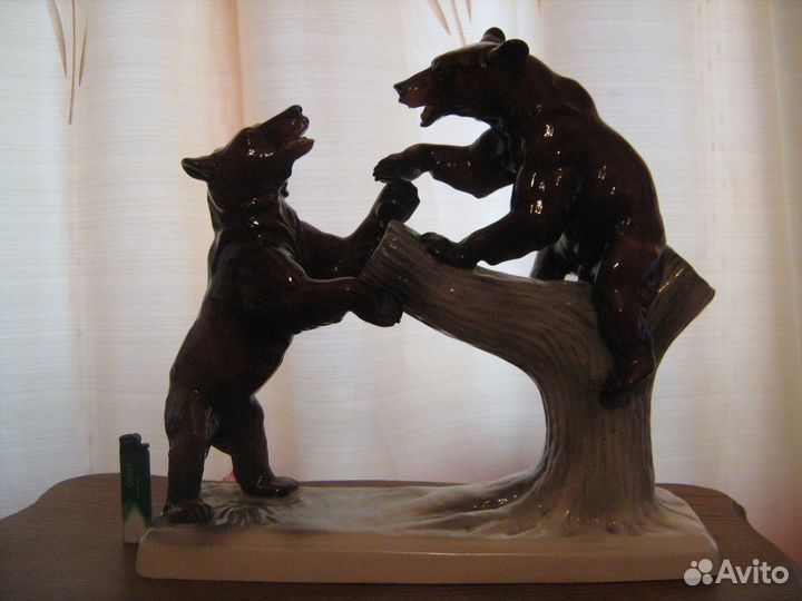 Скульптуры бурый медведь олень косуля