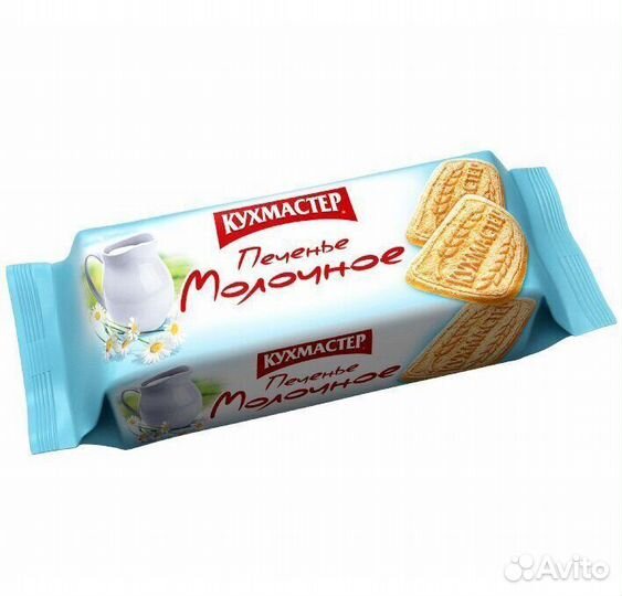 Сахарное печенье Кухмастер Молочное 170г