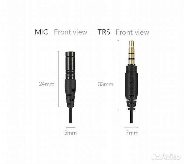 Микрофон петличный Rode Lavalier Go