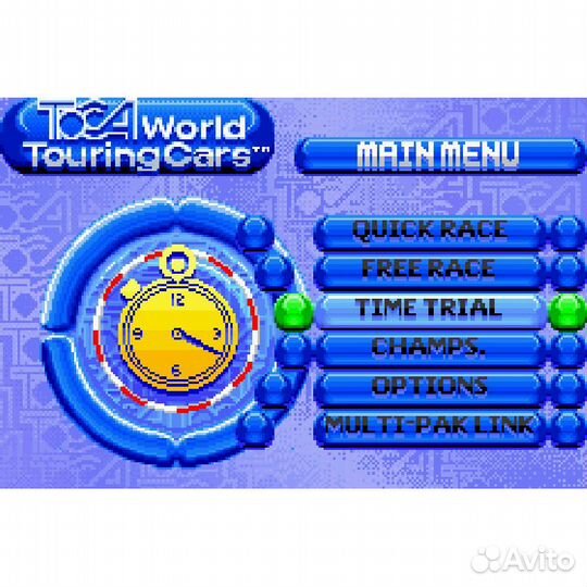 Toca World Touring Cars GBA, русские субтитры