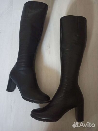 Сапоги демисезон натуральная кожа 37 р