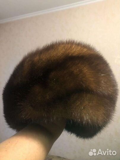 Шапка, берет норковый