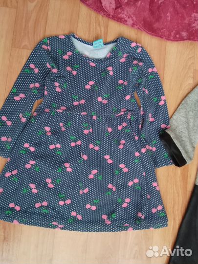 Вещи пакетом на девочку 104 110