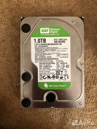 Жесткий диск 1 тб