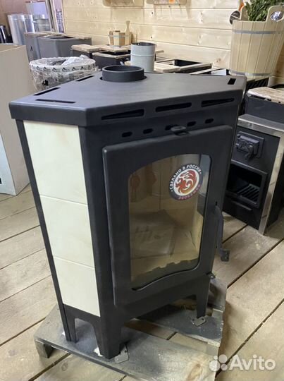 Печь камин на дровах