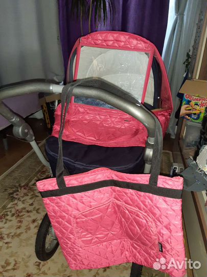 Чехол на коляску с окошком от ветра и снега