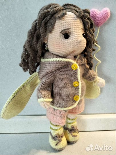 Кукла вязаная ручная работа