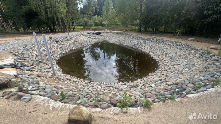 Природный камень бутовый кварцит желто-рыжий