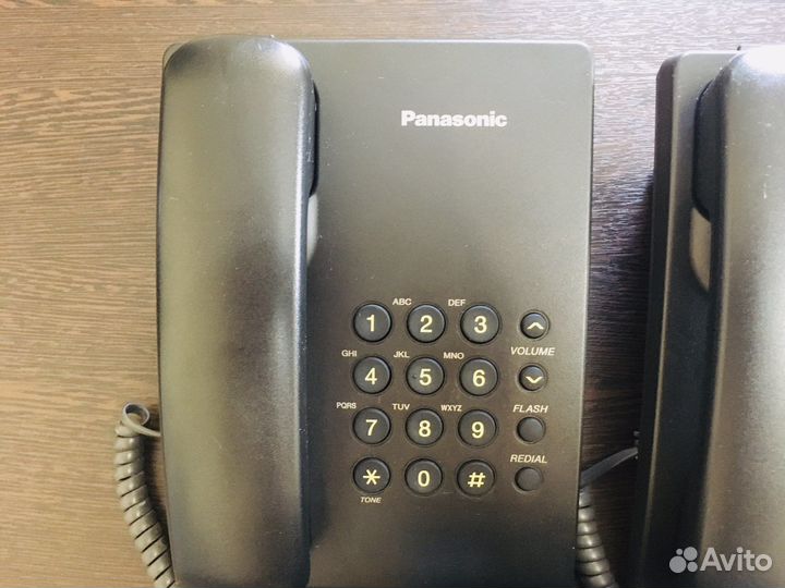 Телефон panasonic KX-TS2350RUB (черный)