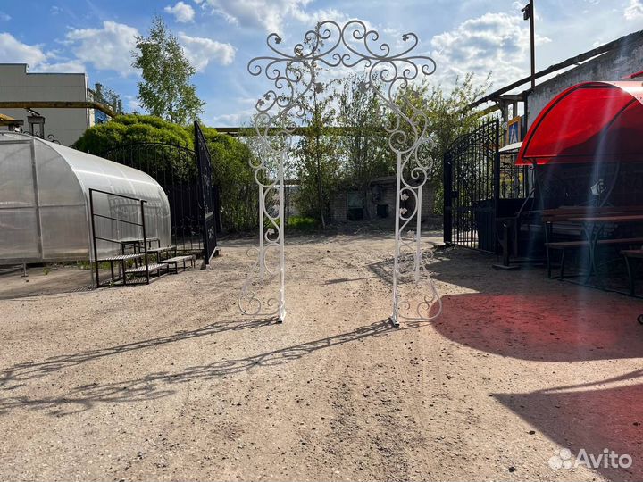Пергола кованая, садовые арки