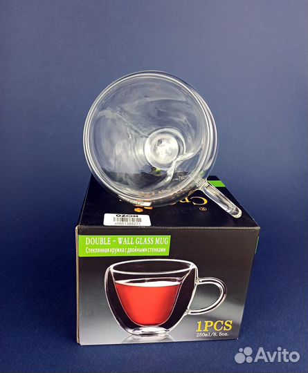 Новая Кружка с двойными стенками 250 мл