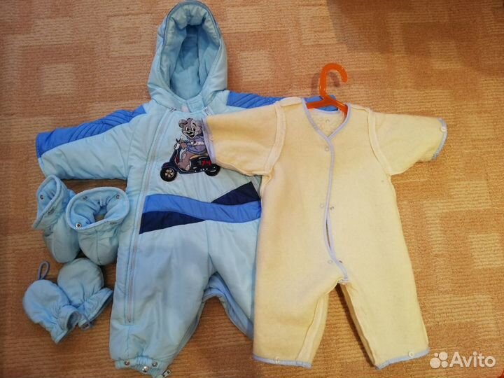 Комбинезон зимний-трансформер, 74 размер