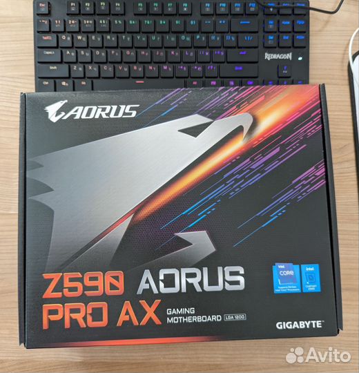 Комплект Материнская плата aorus z590 + i5 10600kf