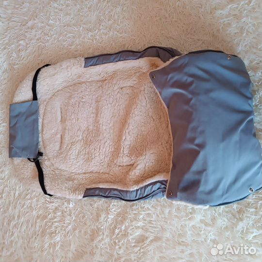 Конверт в коляску 100шерсть