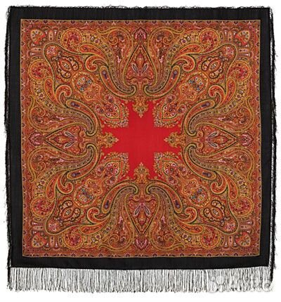 Павловопосадский платок Восточный калейдоскоп 18