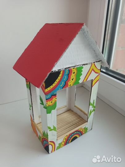 Кормушка самодельная, в детский сад/школу